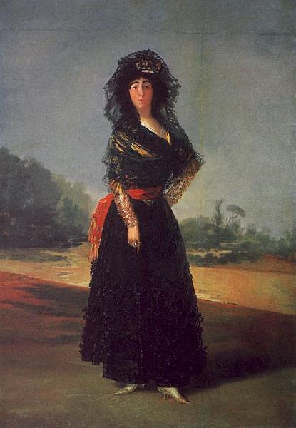 Francisco de Goya Portrait of the Duchess of Alba oil painting image